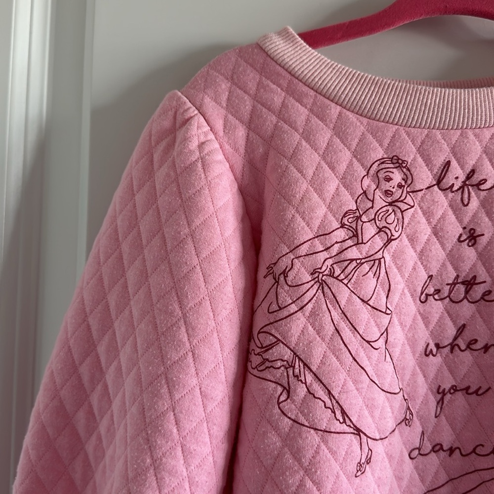 Disney Princess Brand Toddler Girls Sweatshirt - Size 4T - Picture 3 of 6